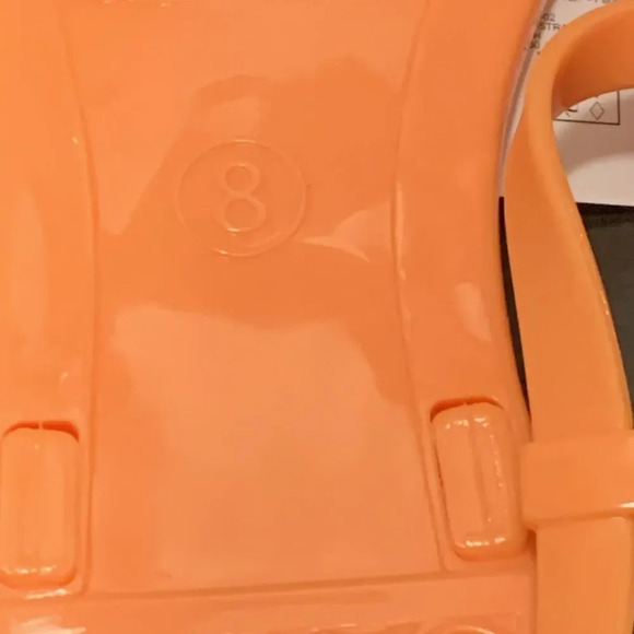 OLD NAVY Opaque Jelly T-Strap Sandals in‎ Sunfish - Picture 4 of 5